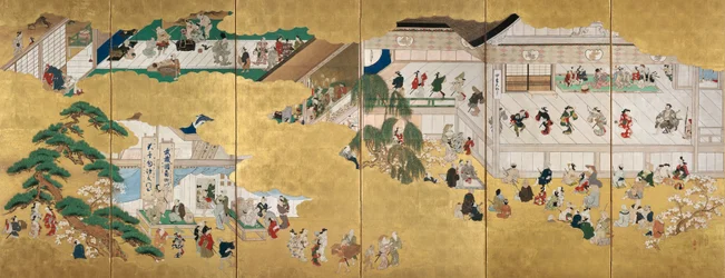 Szenen aus dem Nakamura-Kabuki-Theater